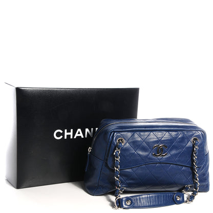 Chanel Lambskin Small Camera Case Blue 5 of 8
