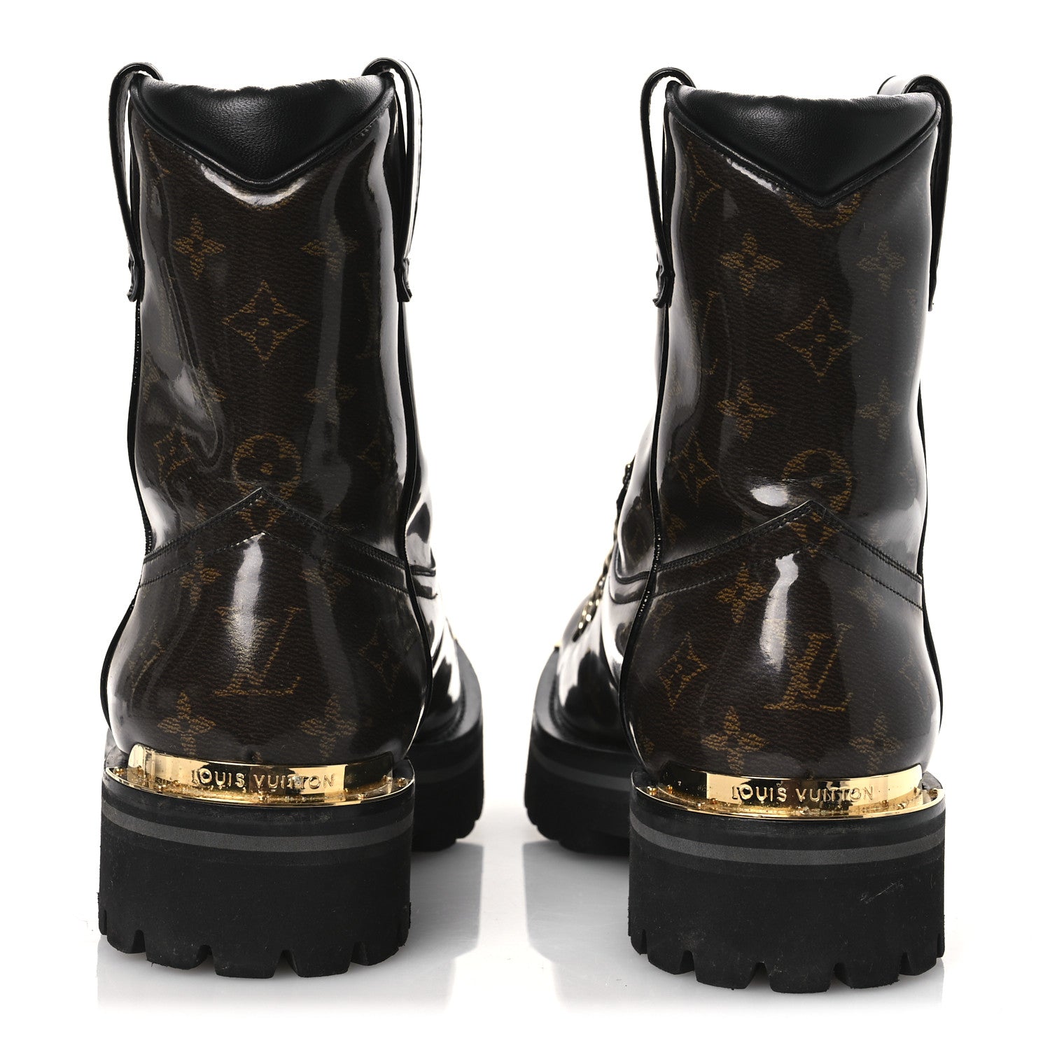 Louis Vuitton Monogram Glaze Mens Outland Ankle Boots 9 Ebene 6 of 12
