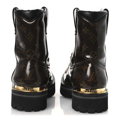 Louis Vuitton Monogram Glaze Mens Outland Ankle Boots 9 Ebene 6 of 12