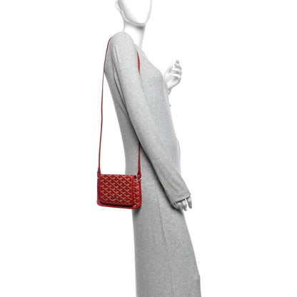 Goyard Goyardine Plumet Wallet Clutch Red 2 of 11
