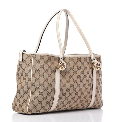 Gucci Monogram Medium Twins Tote Off White 3 of 10
