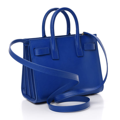 Saint Laurent Calfskin Nano Sac De Jour Royal Blue 5 of 11