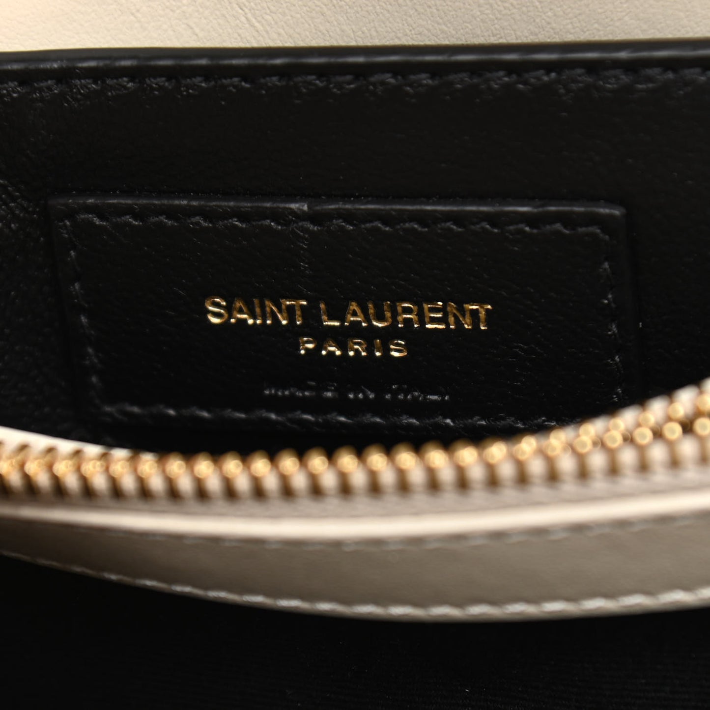 Calfskin Y Quilted Monogram Small Loulou Chain Satchel Crema Soft