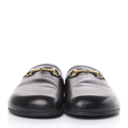 Gucci Malaga Kid Womens Horsebit River Slippers 37.5 Black 2 of 11