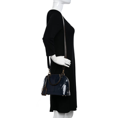 Louis Vuitton Patent Monogram Alma BB Marine 2 of 11