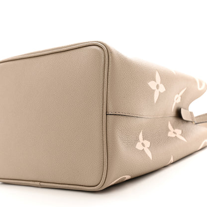 Louis Vuitton Empreinte Monogram Giant Neonoe MM Tourterelle Creme 9 of 9
