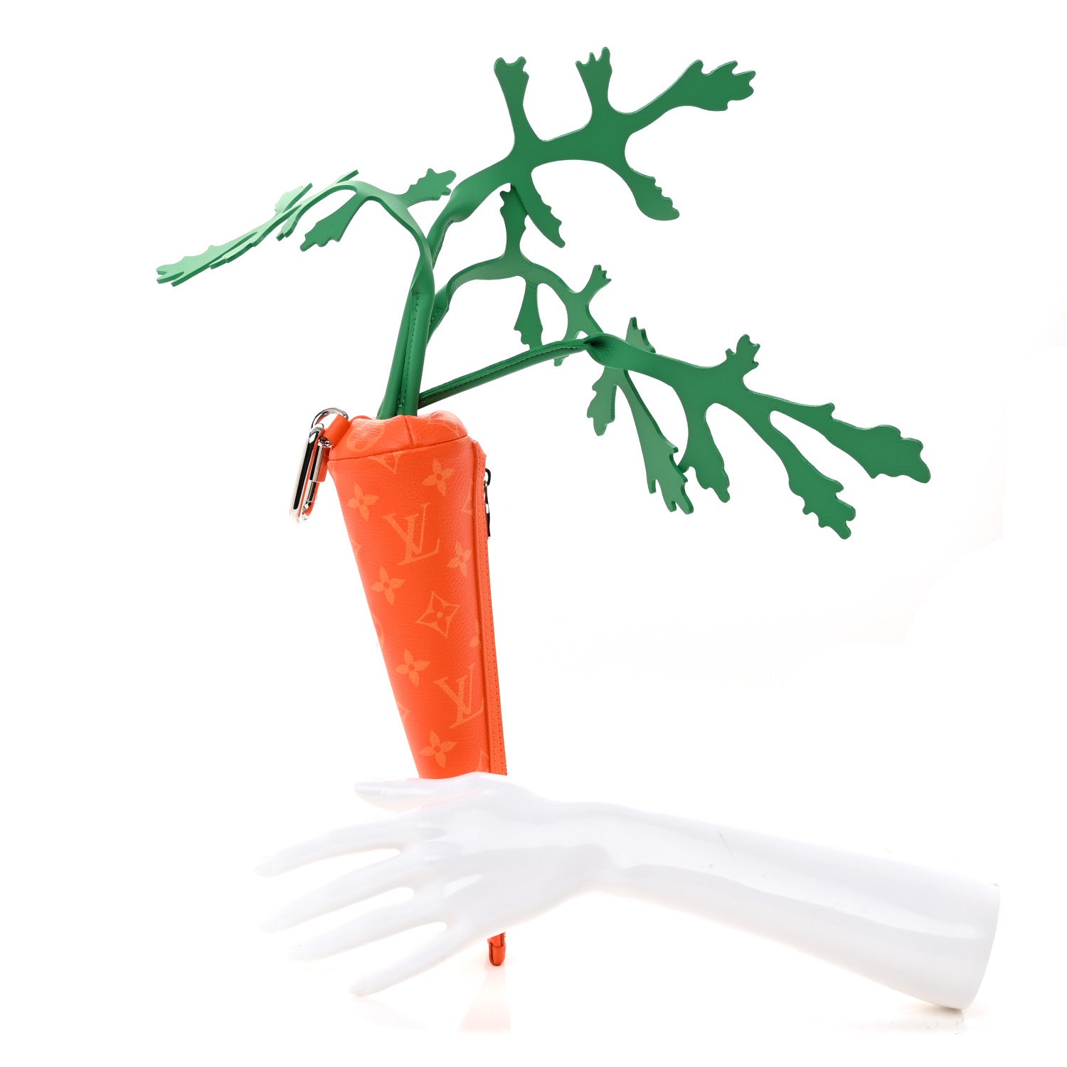 Louis Vuitton Monogram Carrot Pouch Orange 2 of 6