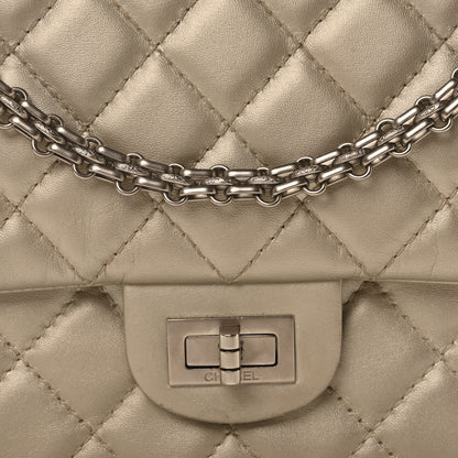Chanel Metallic Lambskin Quilted 2.55 Reissue 226 Flap Silver 8 of 10