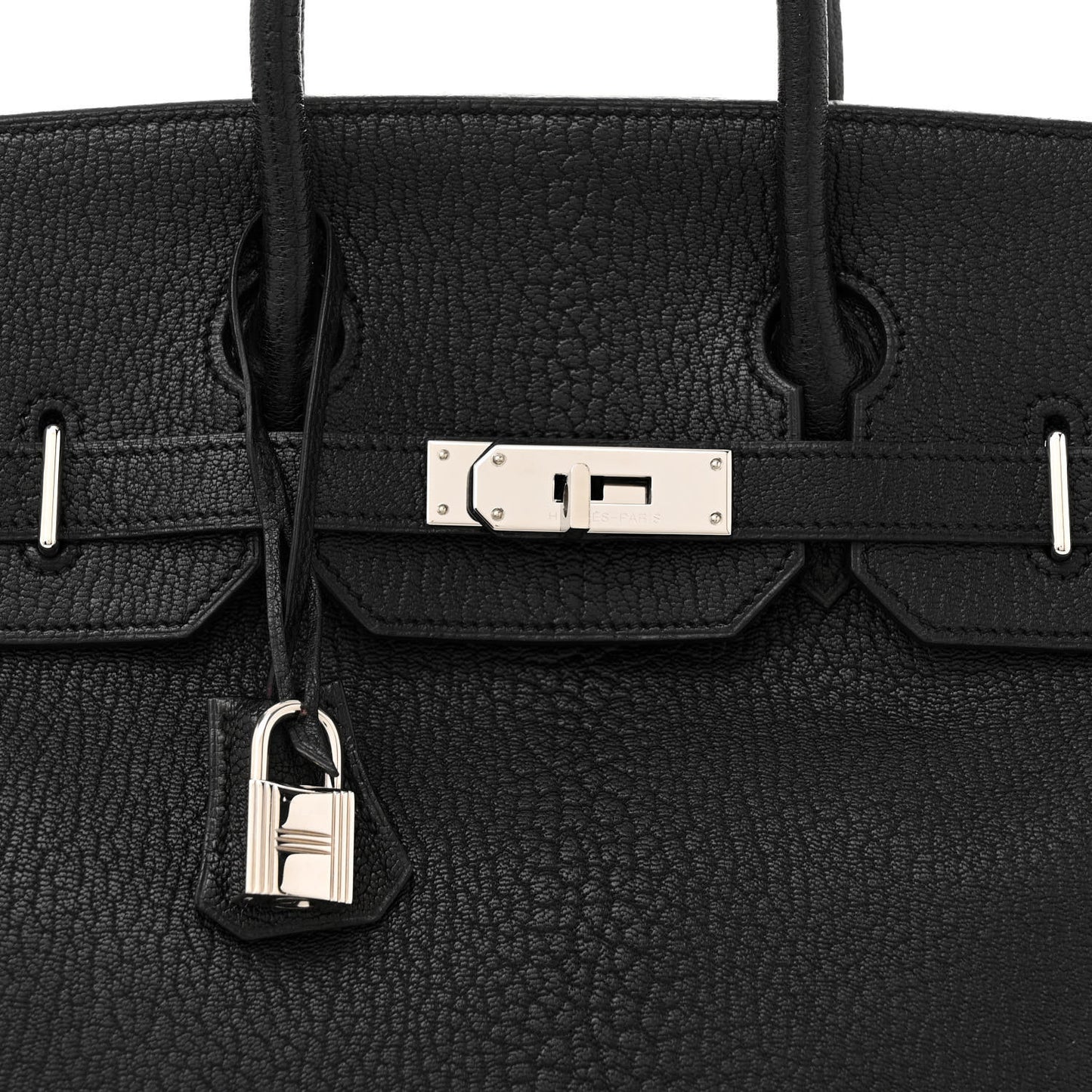 Chevre de Coromandel HAC Birkin 32 Black