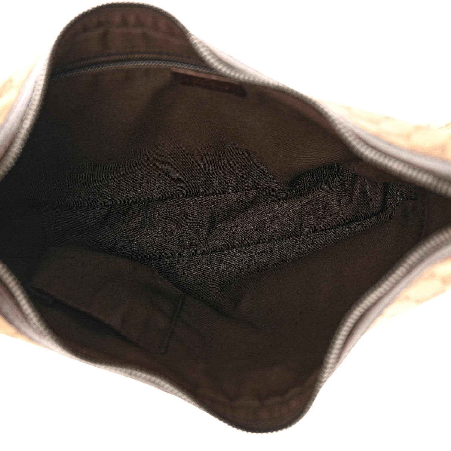 Gucci Monogram Medium Half Moon Hobo Dark Brown 5 of 10