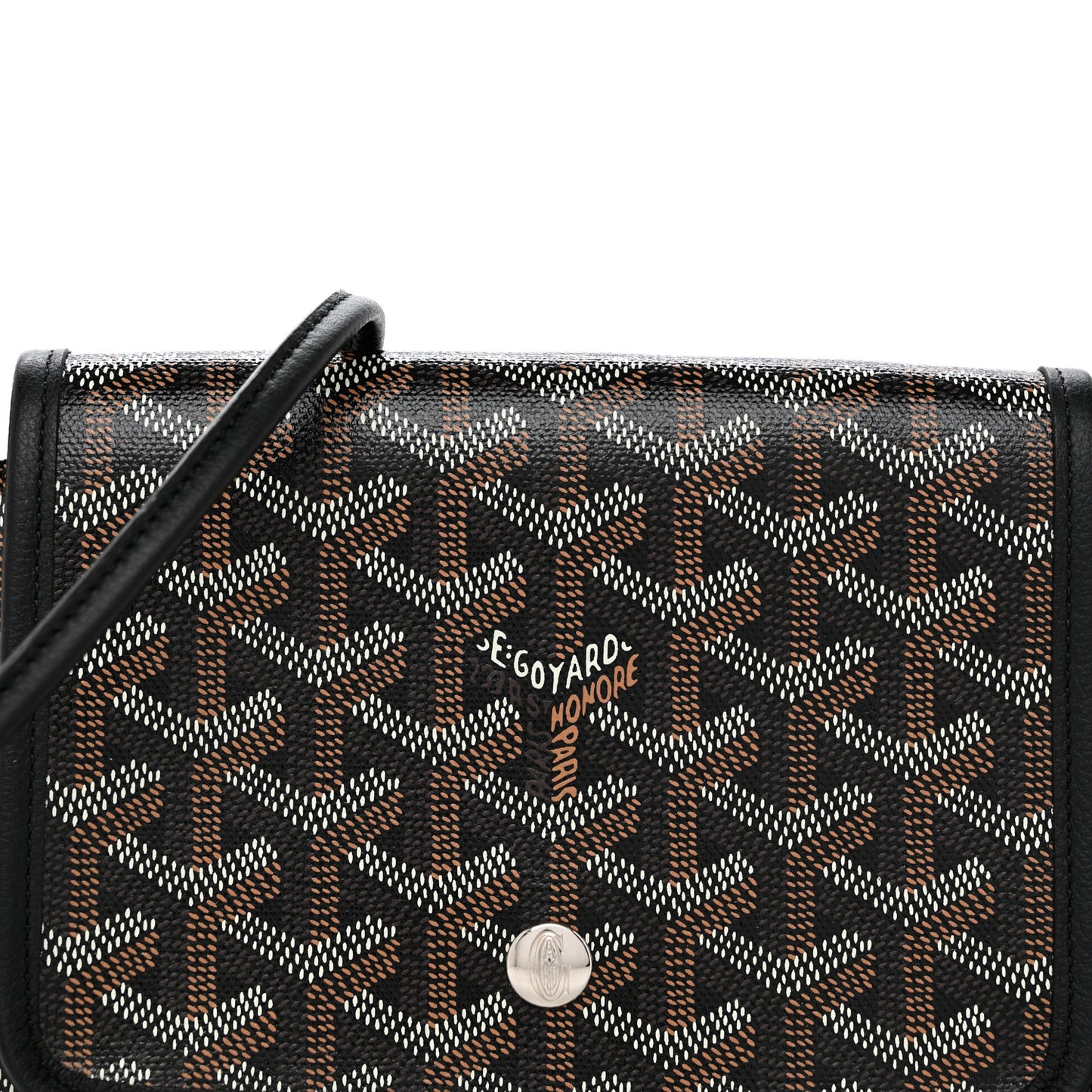 Goyardine Plumet Wallet Clutch Black