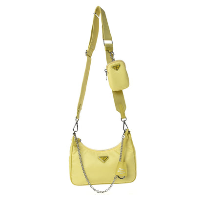 Prada Nylon Saffiano Re-Edition 2005 Shoulder Bag Ananas 1 of 11