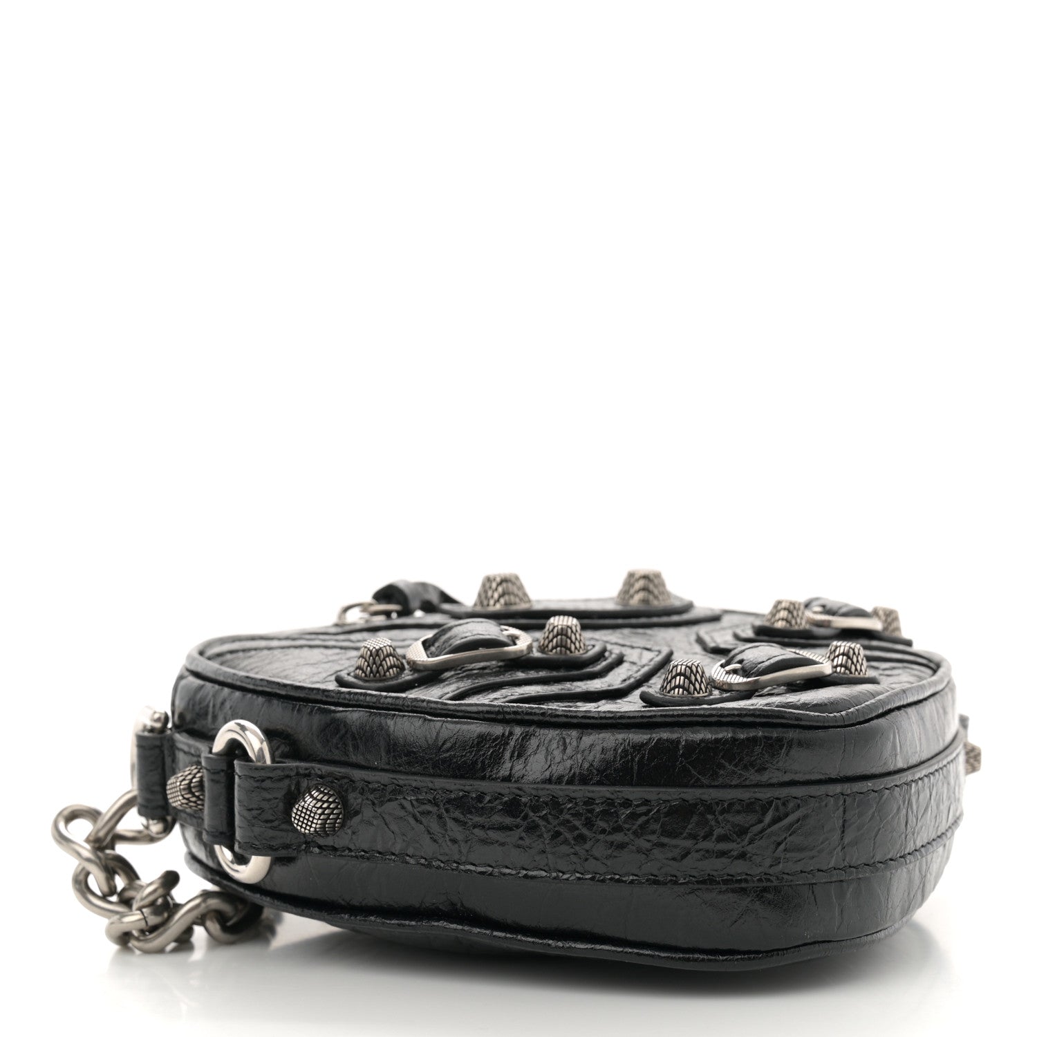 Balenciaga Agneau Arena Mini Le Cagole Heart Bag Black 4 of 10