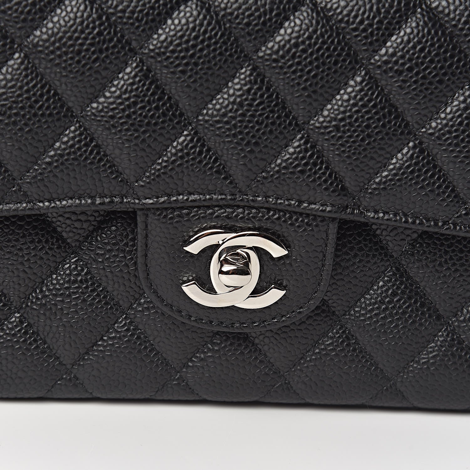 Chanel Caviar Quilted Small Double Flap Black 10 of 11