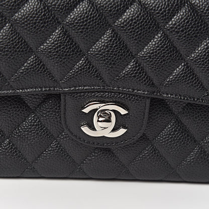Chanel Caviar Quilted Small Double Flap Black 10 of 11