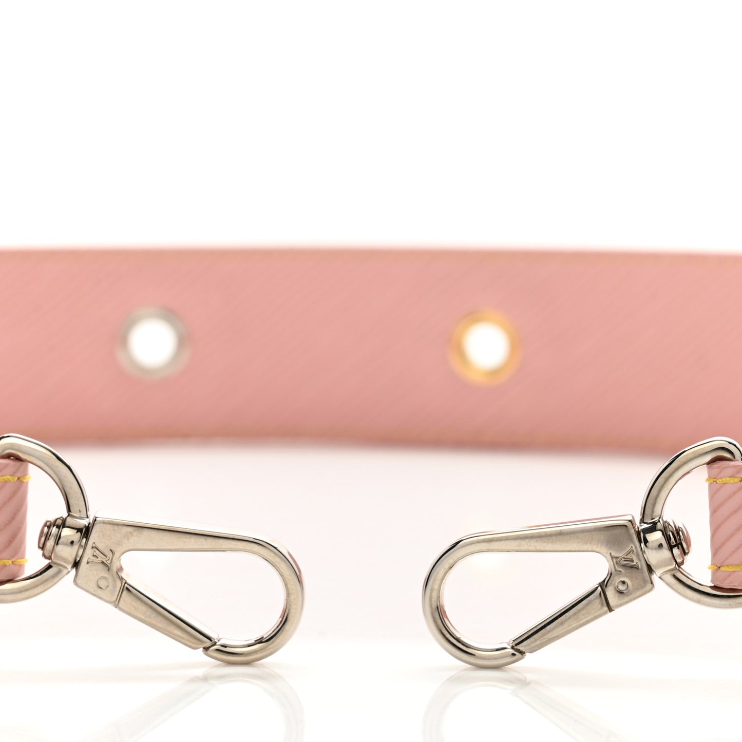 Epi Mechanical Flowers Bandouliere Shoulder Strap Rose Ballerine