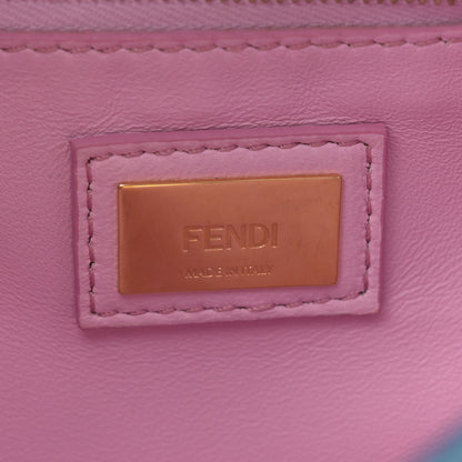 Fendi Nappa Colorblock Mini Peekaboo Iconic Satchel Iris Magenta Bubblegum 6 of 12