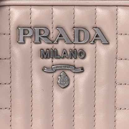 Prada Soft Calfskin Diagramme Crossbody Bag Cipria 8 of 10