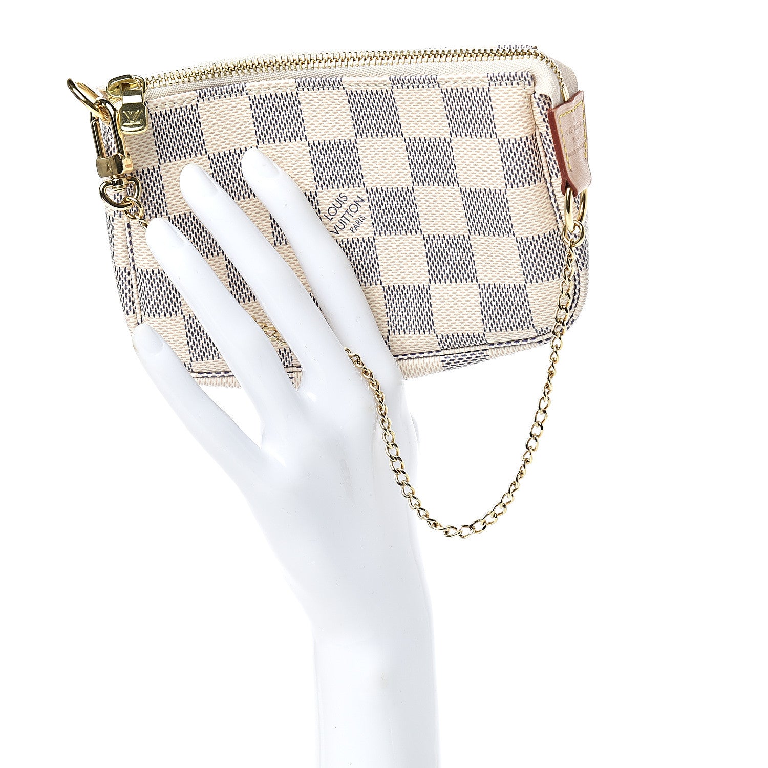 Louis Vuitton Damier Azur Mini Pochette Accessories 2 of 8