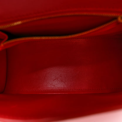 Balenciaga Shiny Box Calfskin Small Hourglass Top Handle Bag Bright Red 4 of 8