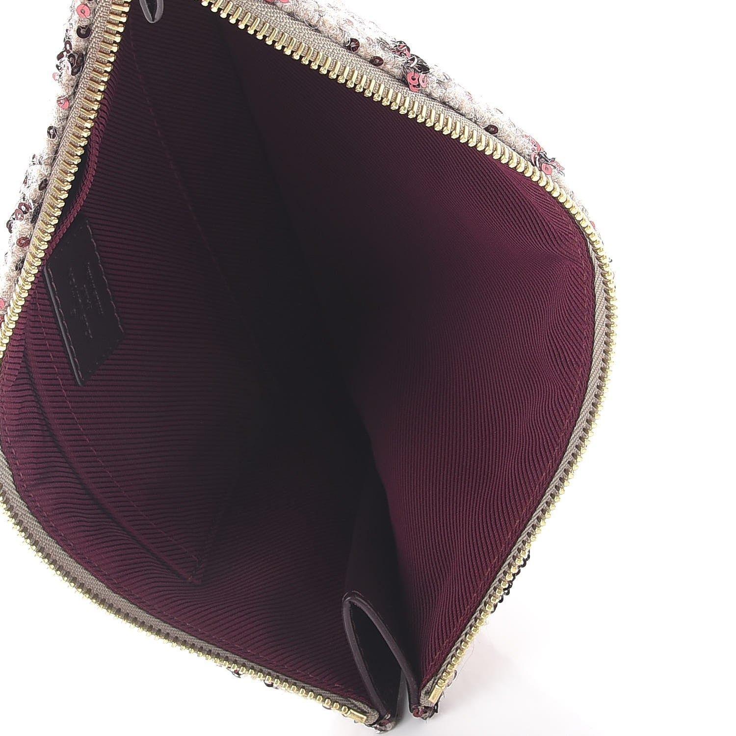 Louis Vuitton Sequin Monogram Sunshine Express Pochette Bordeaux 5 of 8