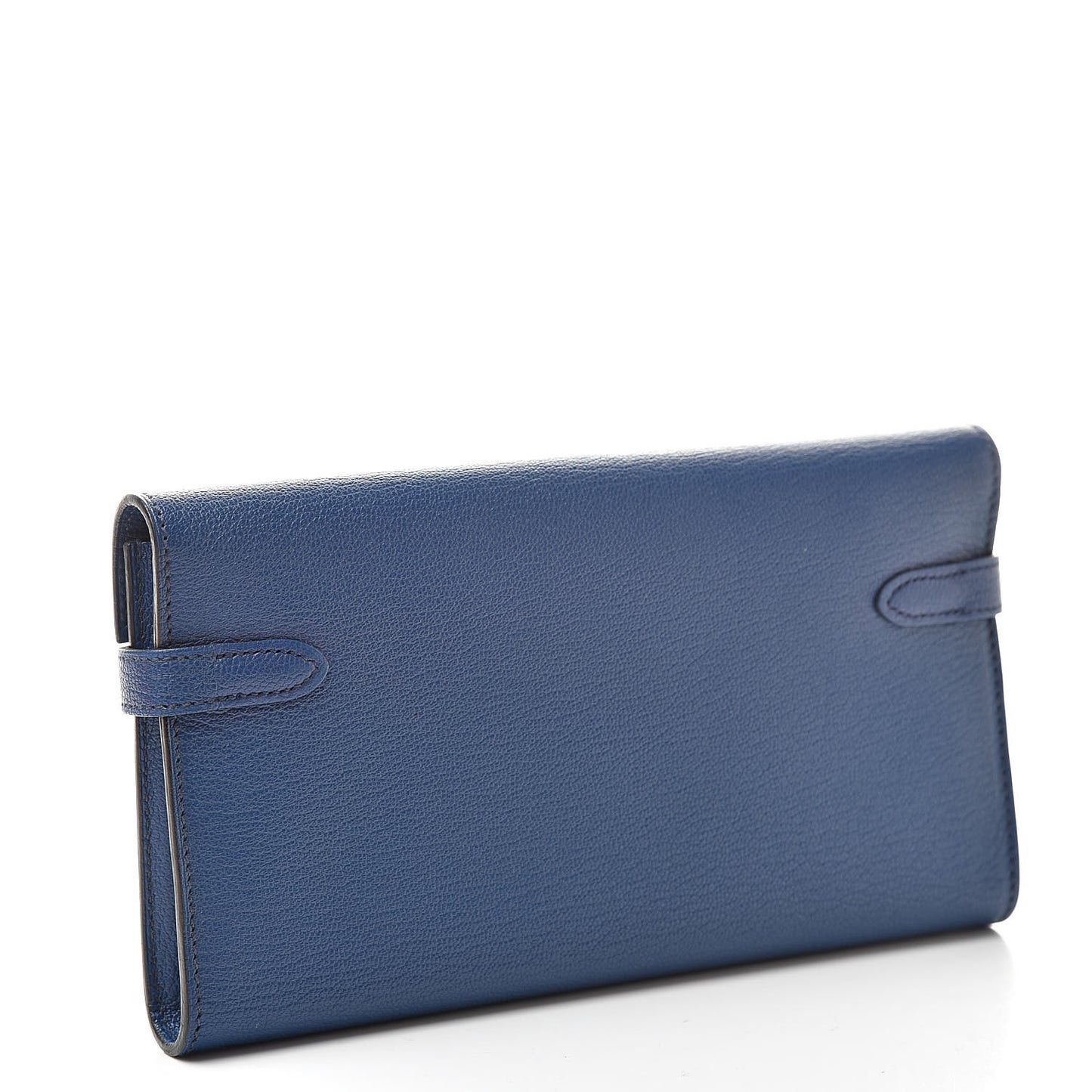 Chevre Mysore Kelly Longue Wallet Bleu Brighton