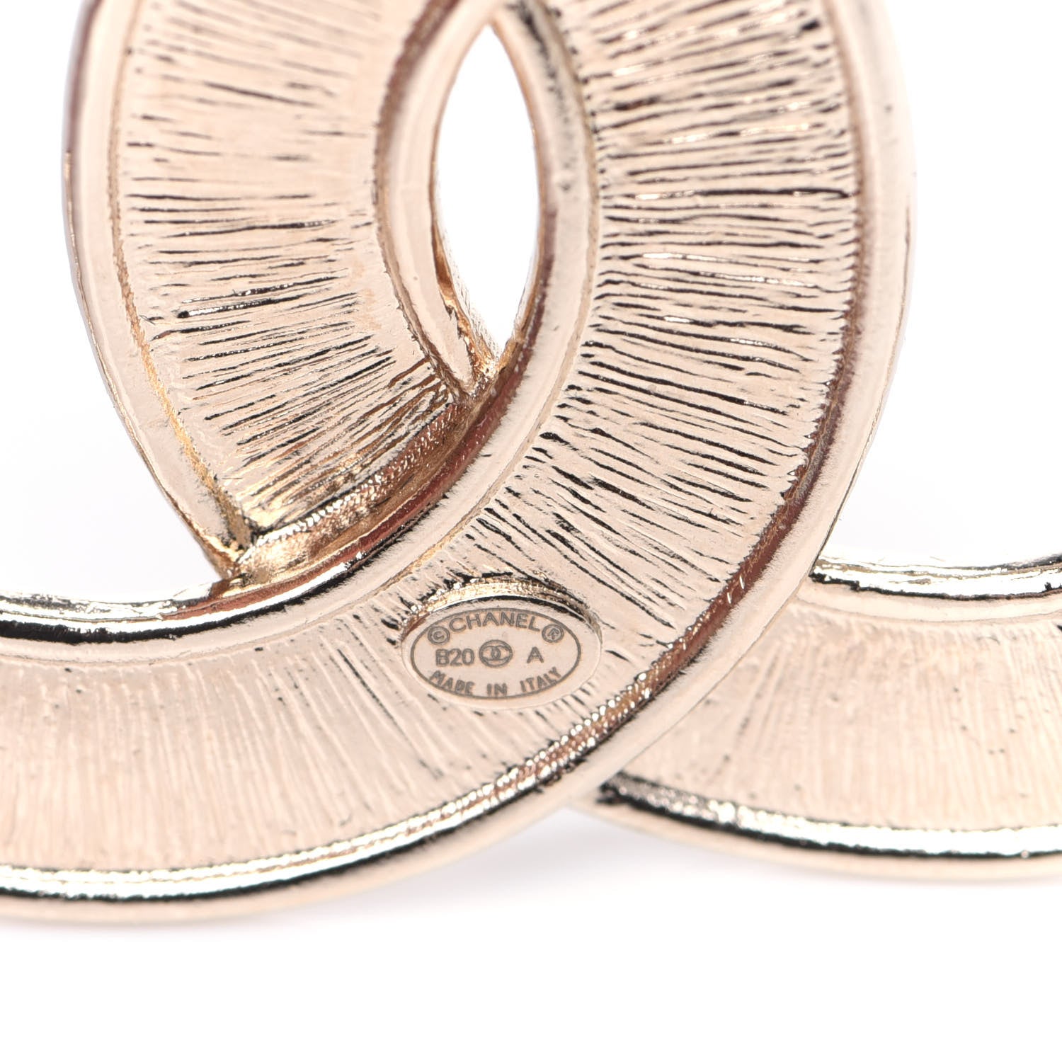 Chanel Crystal Pearl Chain Mania CC Brooch Gold 3 of 7