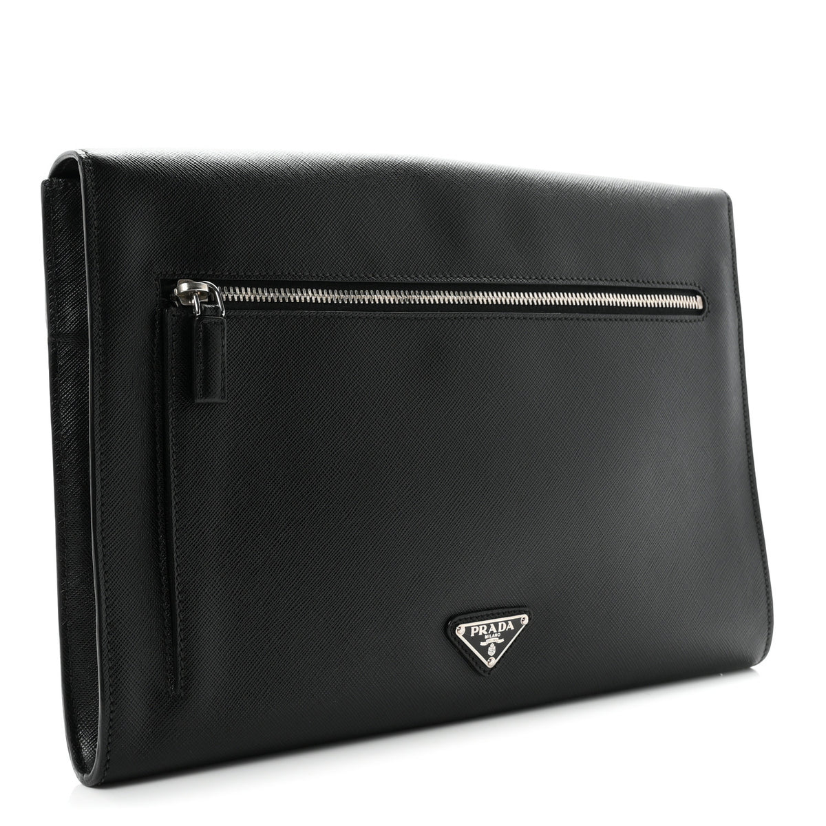 Saffiano Portfolio Case Black