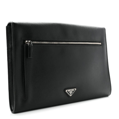 Prada Saffiano Portfolio Case Black 3 of 7