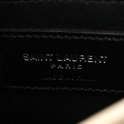 Saint Laurent Calfskin Y Quilted Monogram Toy Loulou Satchel Ivory 6 of 11
