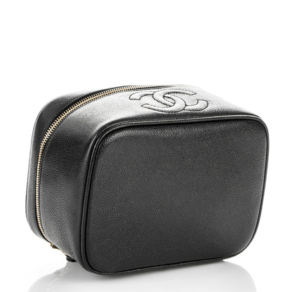 Chanel Caviar Vanity Cosmetic Case Black 4 of 6