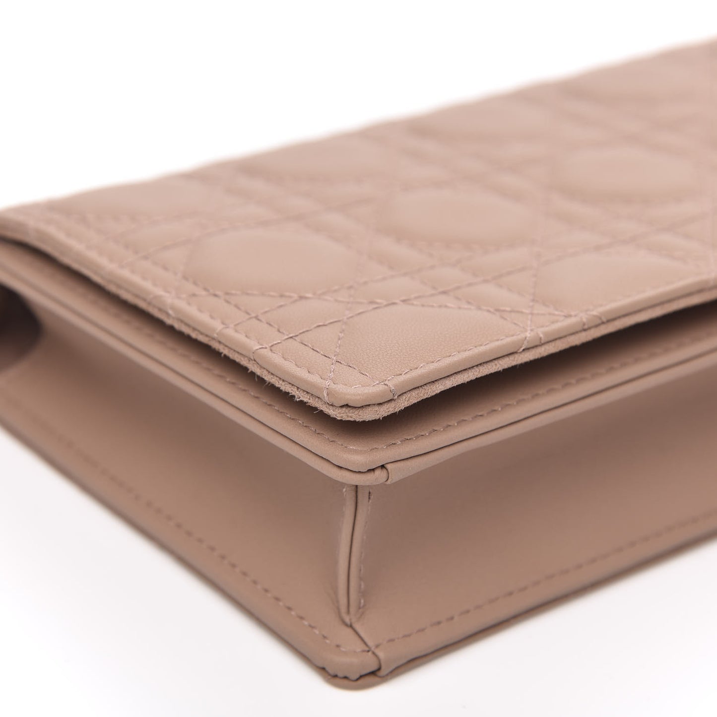 Ultra Matte Calfskin Cannage Lady Dior Clutch Fard