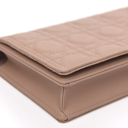 Christian Dior Ultra Matte Calfskin Cannage Lady Dior Clutch Fard 8 of 11