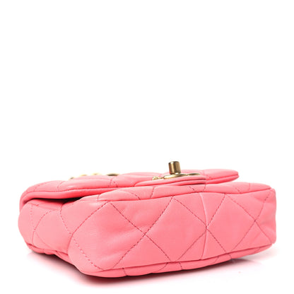 Chanel Lambskin Quilted Mini Funky Town Flap Pink 4 of 10