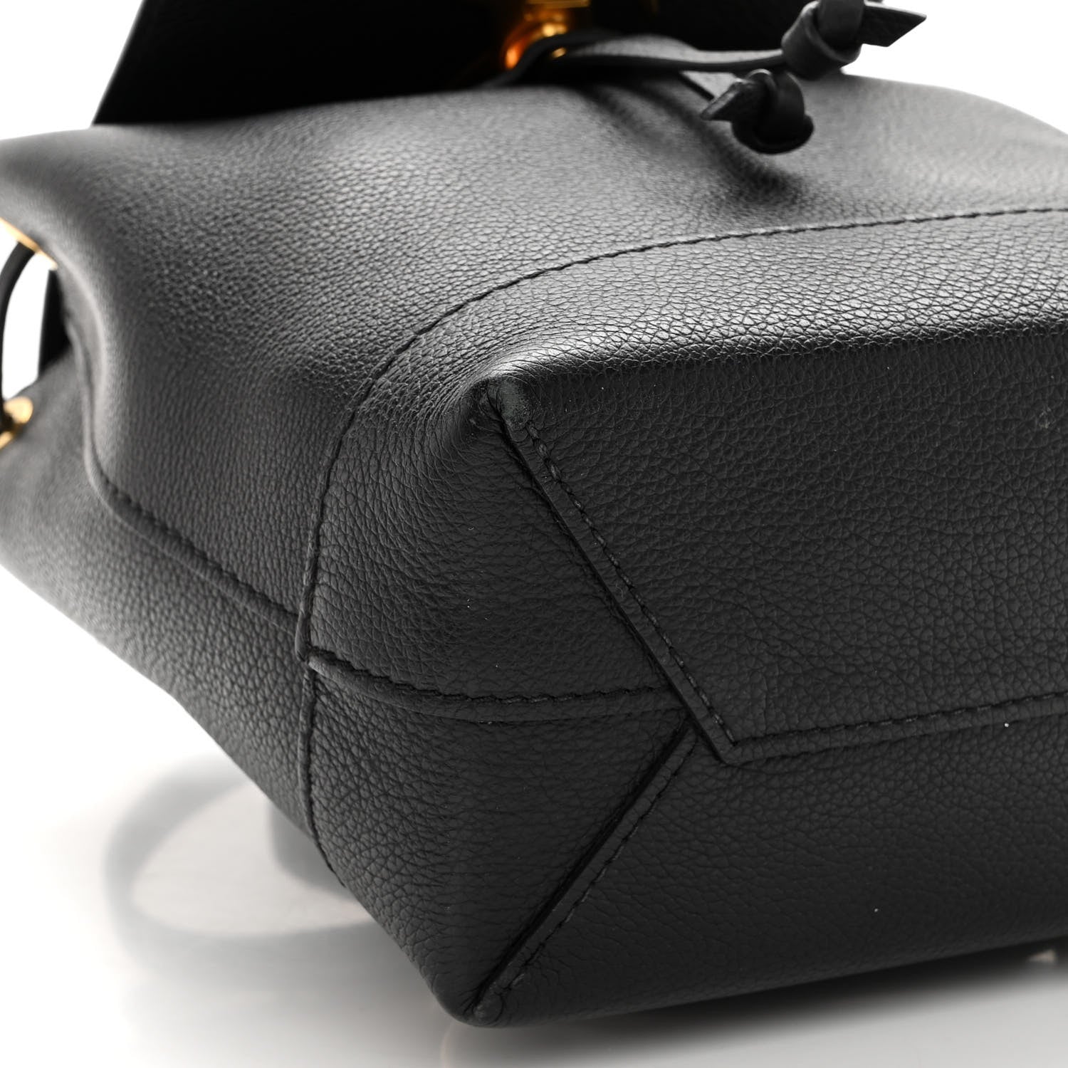 Louis Vuitton Calfskin Lockme Mini Backpack Black 9 of 12