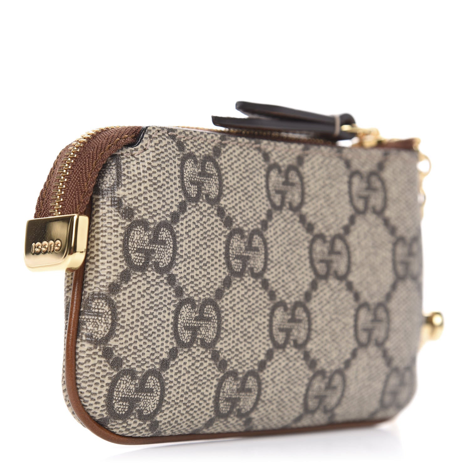 Gucci GG Supreme Monogram Key Case Brown 3 of 8