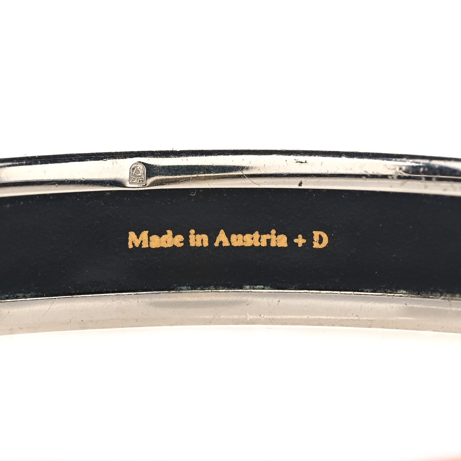 Hermes Enamel Printed Narrow Sun Moon Stars Bracelet 70 4 of 5