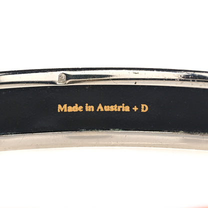 Hermes Enamel Printed Narrow Sun Moon Stars Bracelet 70 4 of 5