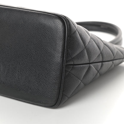 Chanel Caviar Quilted Medallion Tote Black 11 of 11