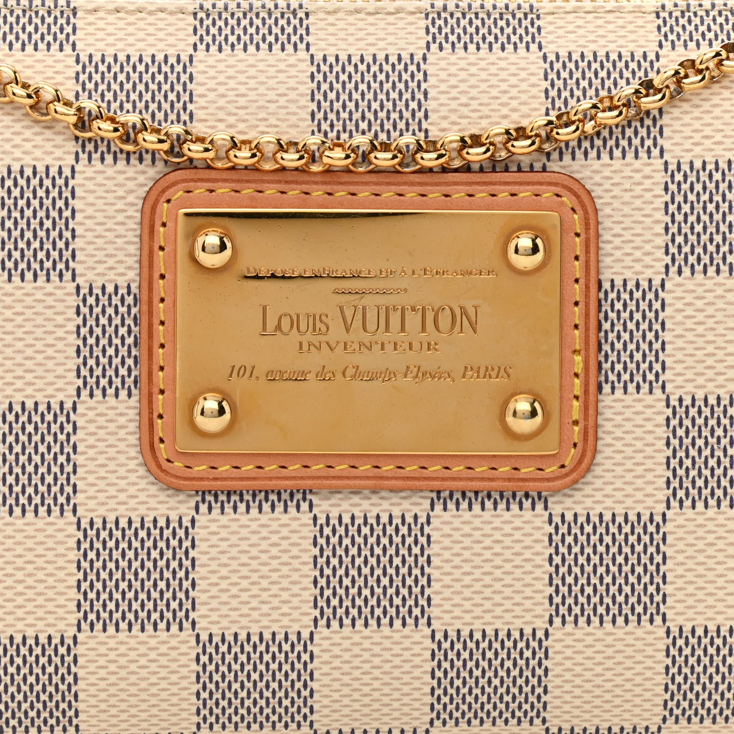 Louis Vuitton Damier Azur Eva Clutch 8 of 11
