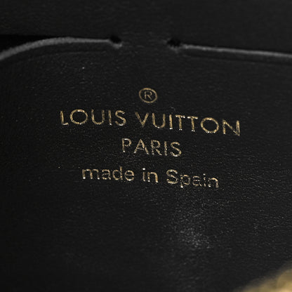 Louis Vuitton Damier Ebene Vavin Chain Wallet Black 6 of 10