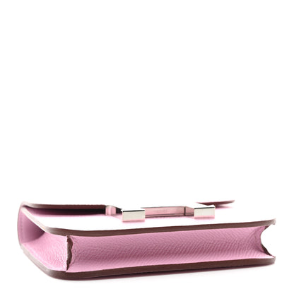 Hermes Epsom Constance Slim Wallet Mauve Sylvestre 5 of 9