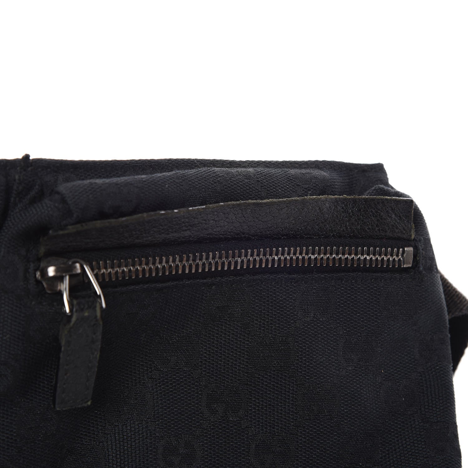 Gucci GG Monogram Double Pocket Belt Bag Black 10 of 18