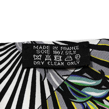 Hermes Silk Mythiques Phoenix Coloriages Twilly Blanc Noir Multicolor 2 of 4