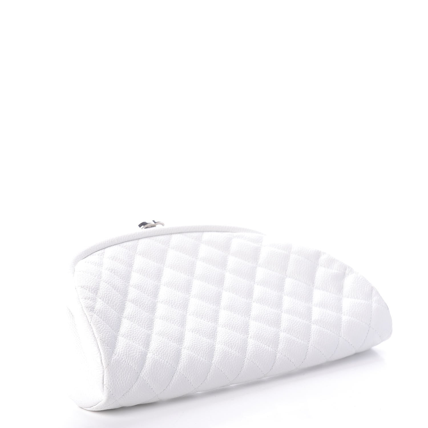 Chanel Caviar Quilted Timeless Clutch White 4 of 7