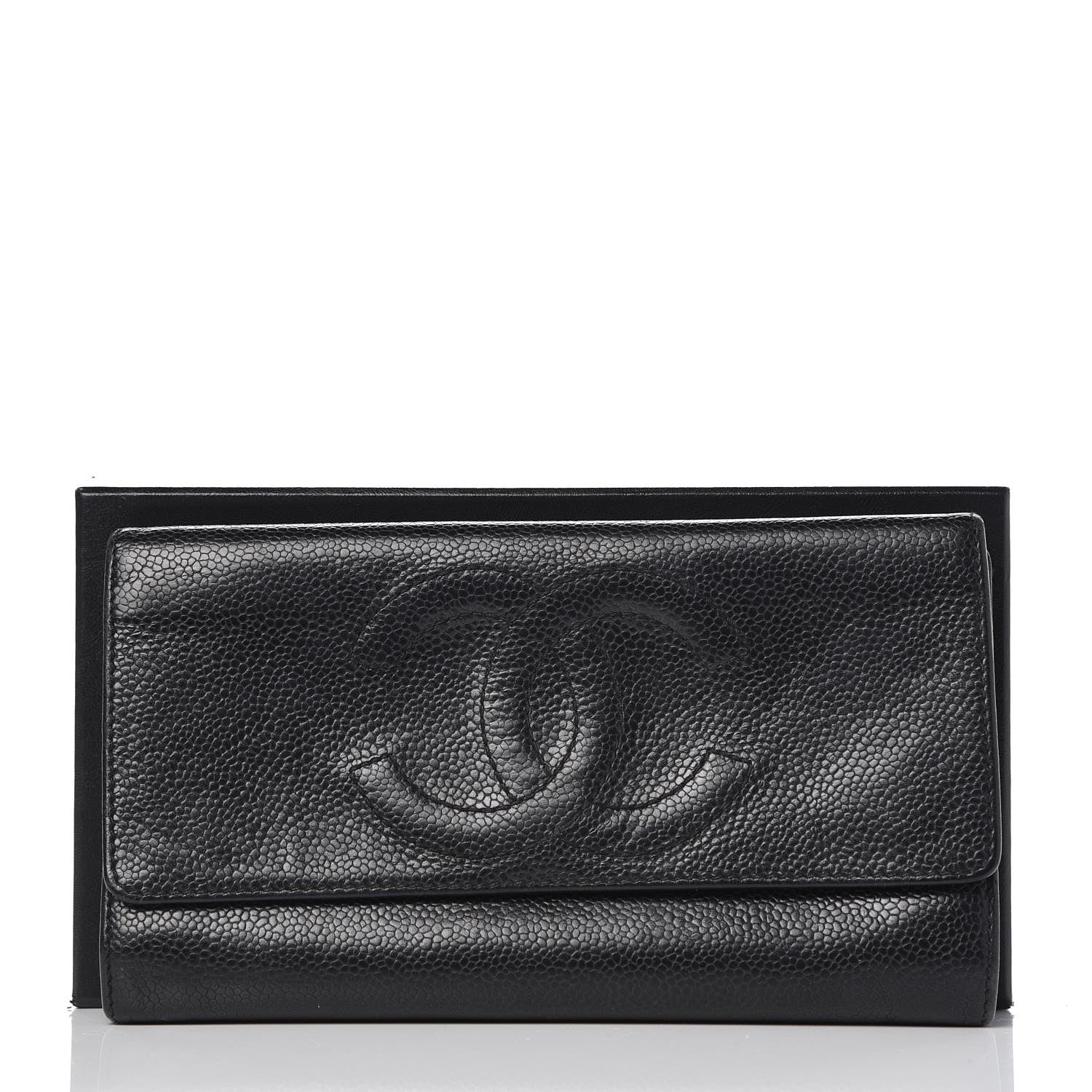Chanel Caviar Timeless CC Wallet Black 9 of 9