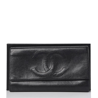Chanel Caviar Timeless CC Wallet Black 9 of 9