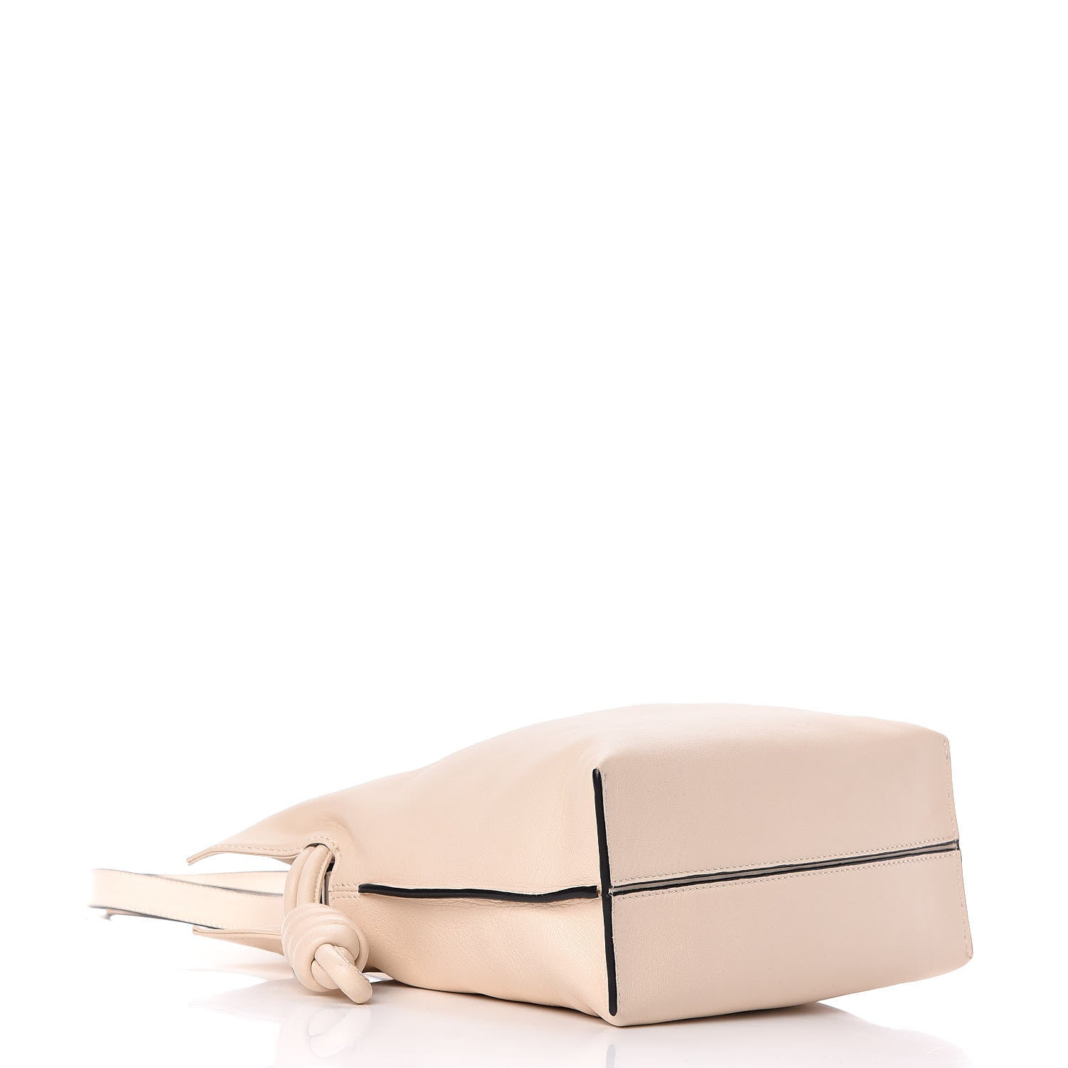 Loewe Calfskin Small Flamenco Knot Bag Ivory 4 of 12