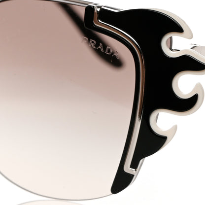 Prada Flame Sunglasses SPR 59V Black 5 of 7