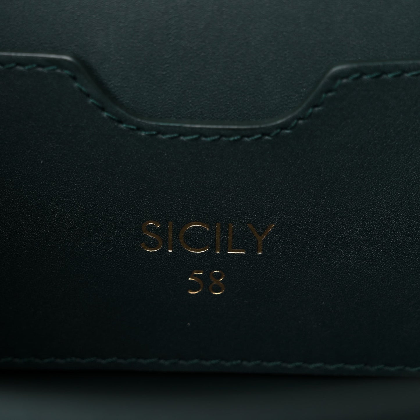 Calfskin Small Sicily 58 Bag Green